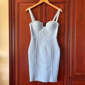 Baby Blue Bandage Dress